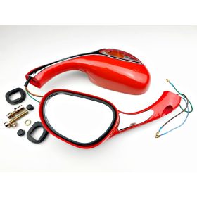 Tükör szett irányjelzős piros 8mm TIP 2