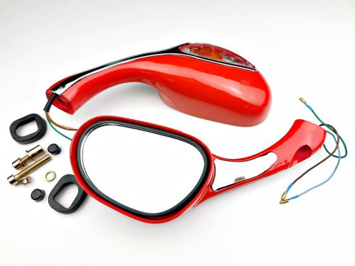 Tükör szett irányjelzős piros 8mm TIP 2