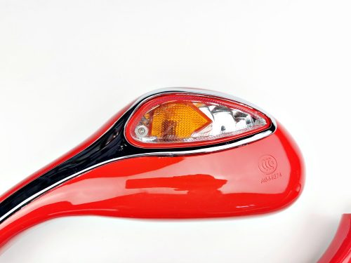 Tükör szett irányjelzős piros 8mm TIP 2