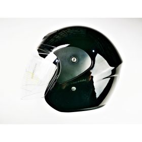 Bukósisak AWINA nyitott fekete fényes XXL méret