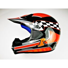 Bukósisak AWINA ENDURO piros - fekete XL méret