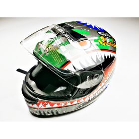 Bukósisak AWINA zárt színes - szürke alap L méret