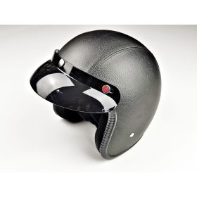 Bukósisak AWINA nyitott fekete bőr L méret