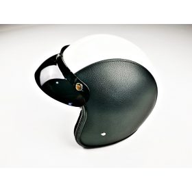 Bukósisak AWINA nyitott fekete - fehér bőr XS méret