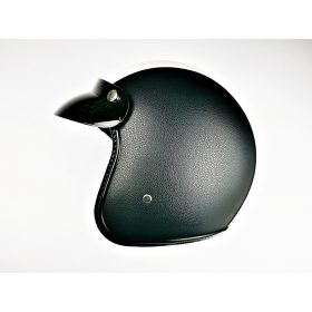 Bukósisak AWINA nyitott fekete - fehér bőr M méret