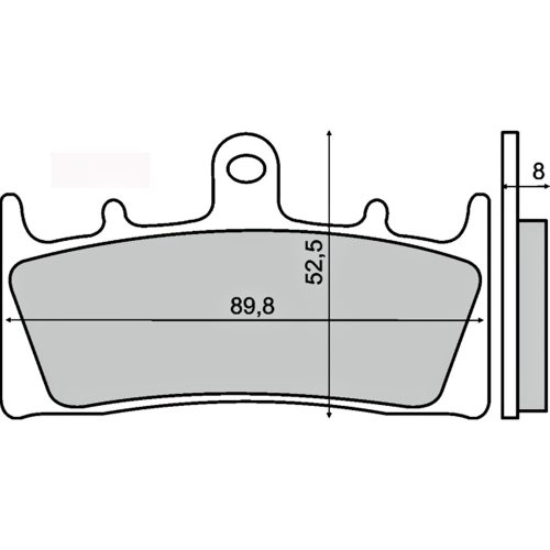 Fékbetét első Suzuki Gsx 1400cc/RMS 1170