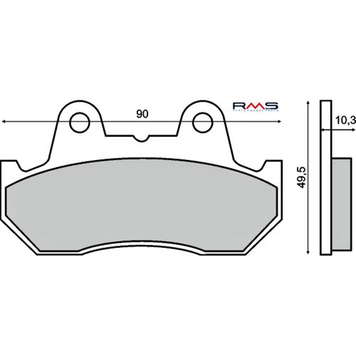 Fékbetét Honda CN 250cc RMS 0330