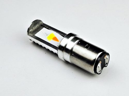 Izzó 12V 35W BA20D LED-es RGB