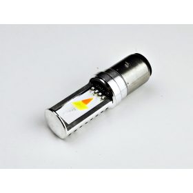 Izzó 12V 35W BA20D LED-es RGB