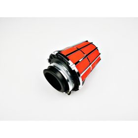 Levegőszűrő sport 38mm szivacsos piros