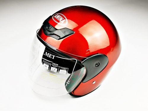 Bukósisak AWINA nyitott piros XXS méret