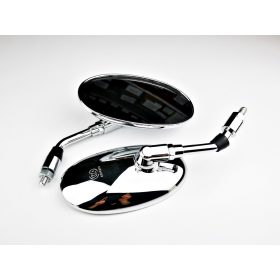 Tükör szett króm ovál 10mm-es menettel TIP 2