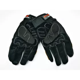 HX RACING kesztyű fekete - fehér XL méret
