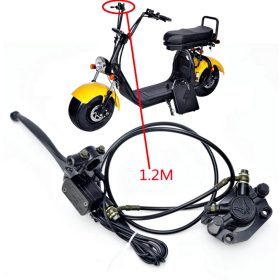 Fékrendszer komplett első elektromos robogóhoz