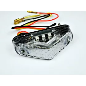 Lámpa hátsó 6 LED-es rendszámtábla világítással