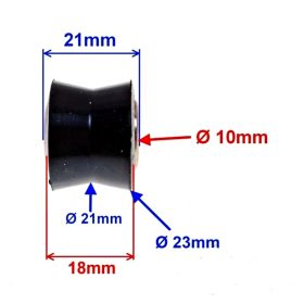 Gumi szilent teleszkóphoz 10mm