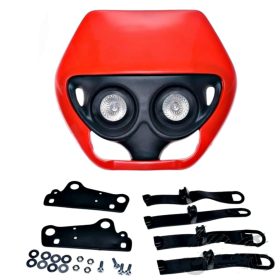 Lámpa első + idom piros