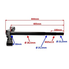 Villa T-szár 4t GY6 30mm