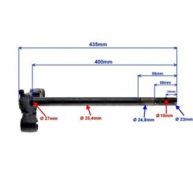 Villa T-szár 4t GY6 27mm