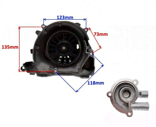 Vízpumpa Piaggio Beverly / Hexagon / X9 / Gilera DNA / RUNNER / Vespa