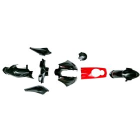 Idomszett Peugeot Ludix fekete-piros