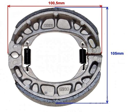 Fékpofa CPI Hussar 110x25