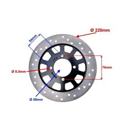 Féktárcsa Romet Ogar 900 tip I.