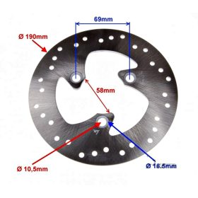 Féktárcsa Longjia 190mm