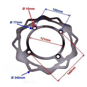 Féktárcsa első Romet CRS50 / CRS125