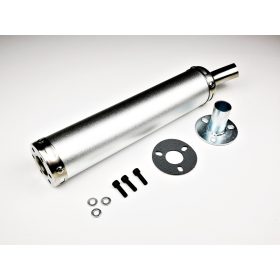 Kipufogó dob ezüst 37cm