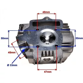Hengerfej Dirt Bike / ATV 110ccm 52mm