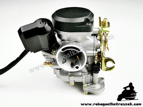 Karburátor 4T GY6 50ccm műanyag fedeles, 4 ütemű kínai robogóhoz