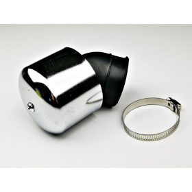 Levegőszűrő sport 38mm 45 fokos fém házas