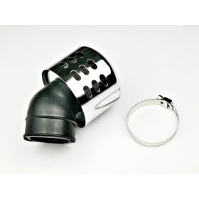 Levegőszűrő sport 38mm 45 fokos fém házas