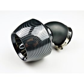 Levegőszűrő sport karbon TURBO 35mm / 42mm 45 fokos