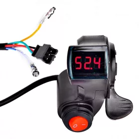   Gázkar (tolattyús)elektromos kerékpárhoz / elektromos robogóhoz tip III.