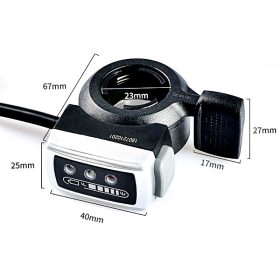   Gázkar (tolattyús)elektromos kerékpárhoz / elektromos robogóhoz tip V.