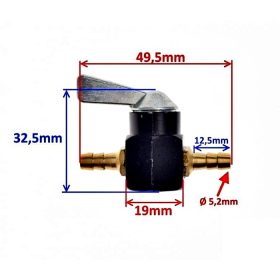 Univerzális benzincsap tip II.