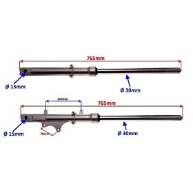 Teleszkóp szett YBR 125