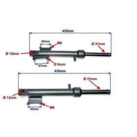 Teleszkóp szett első 31mm TIP 2