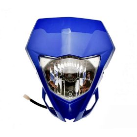 Lámpa első + idom kék tip II.