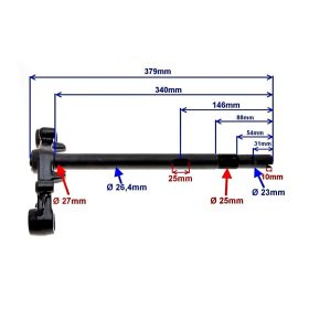 Villa T-szár Keeway FOCUS / F-ACT