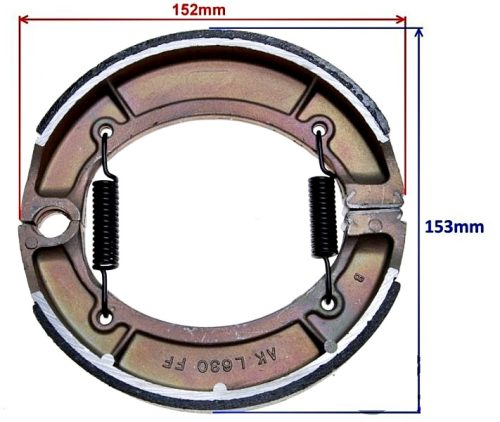 Fékpofa Keeway / Kingway Chopper 150 - 250ccm 160x30
