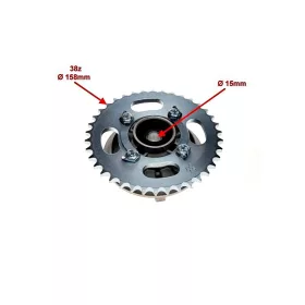 Lánckerék hátsó 428 38 fogas Shineray XY125-10D