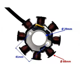 Gyújtás alaplap állórész Sym ORBIT 4T