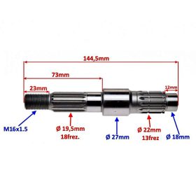 Hátsó tengely (végáttétel) TGB