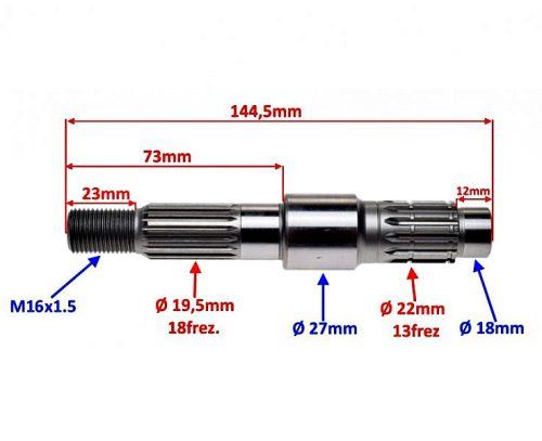 Hátsó tengely (végáttétel) TGB