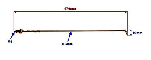 Fékrúd Shineray XY125-10D