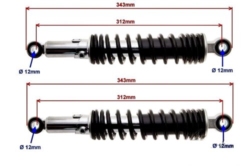 Teleszkóp szett hátsó Romet ZETKA