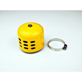 Levegőszűrő Sport 38mm fém házas SÁRGA